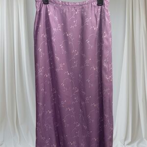 Cherokee Purple Maxi Slip Skirt for Casual Wear